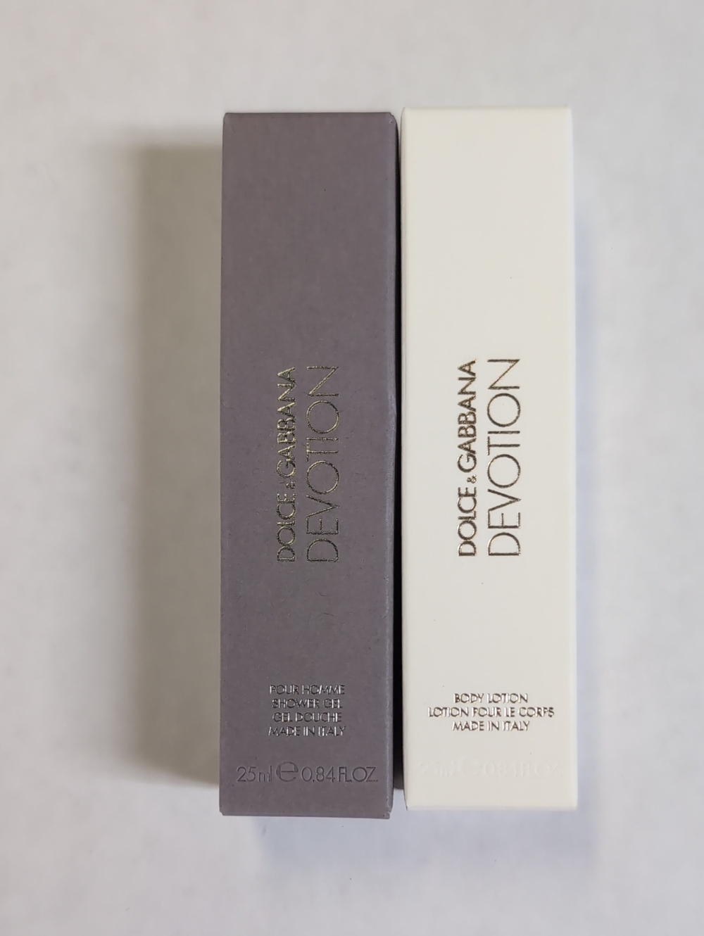 Dolce & Gabbana Devotion body lotion and shower gel